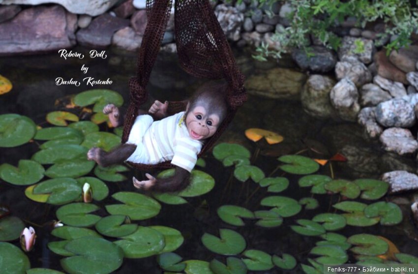 Гарик-удивительный малыш! Обезьянка реборн Даши Костенко (фото 2)