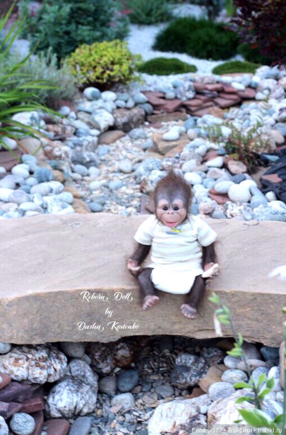 Гарик-удивительный малыш! Обезьянка реборн Даши Костенко (фото 10)