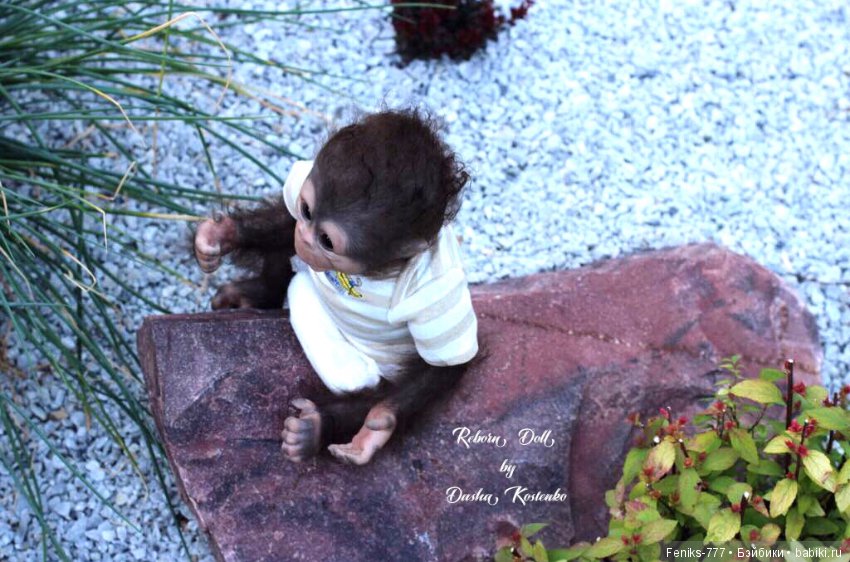 Гарик-удивительный малыш! Обезьянка реборн Даши Костенко