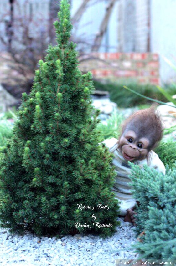 Гарик-удивительный малыш! Обезьянка реборн Даши Костенко