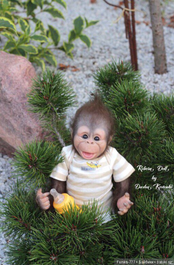 Гарик-удивительный малыш! Обезьянка реборн Даши Костенко