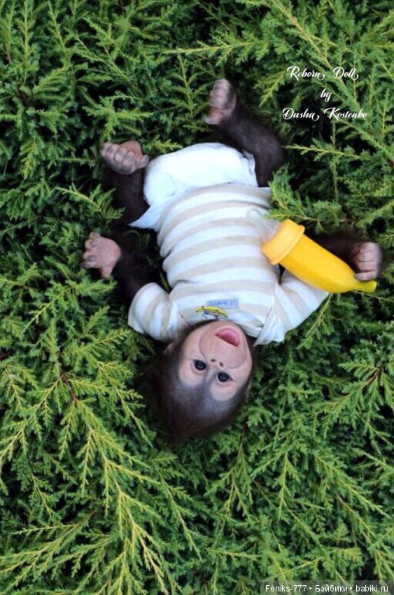 Гарик-удивительный малыш! Обезьянка реборн Даши Костенко