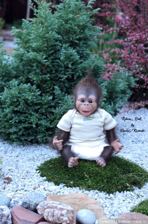 Гарик-удивительный малыш! Обезьянка реборн Даши Костенко (фото 7)