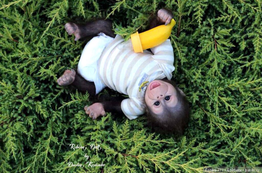 Гарик-удивительный малыш! Обезьянка реборн Даши Костенко