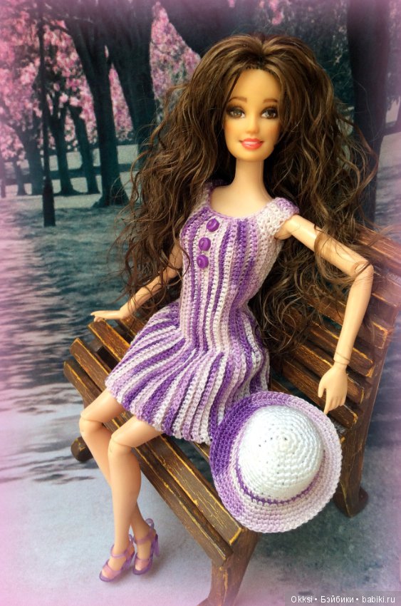 ООАК старенькой куклы Барби (фото 7)