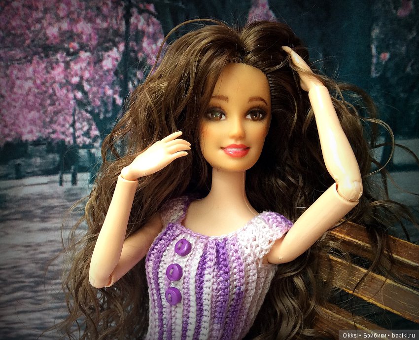 ООАК старенькой куклы Барби (фото 9)