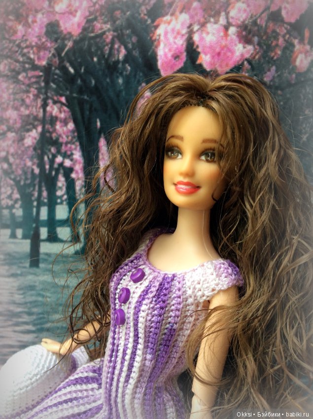 ООАК старенькой куклы Барби (фото 5)