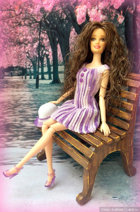 ООАК старенькой куклы Барби (фото 6)