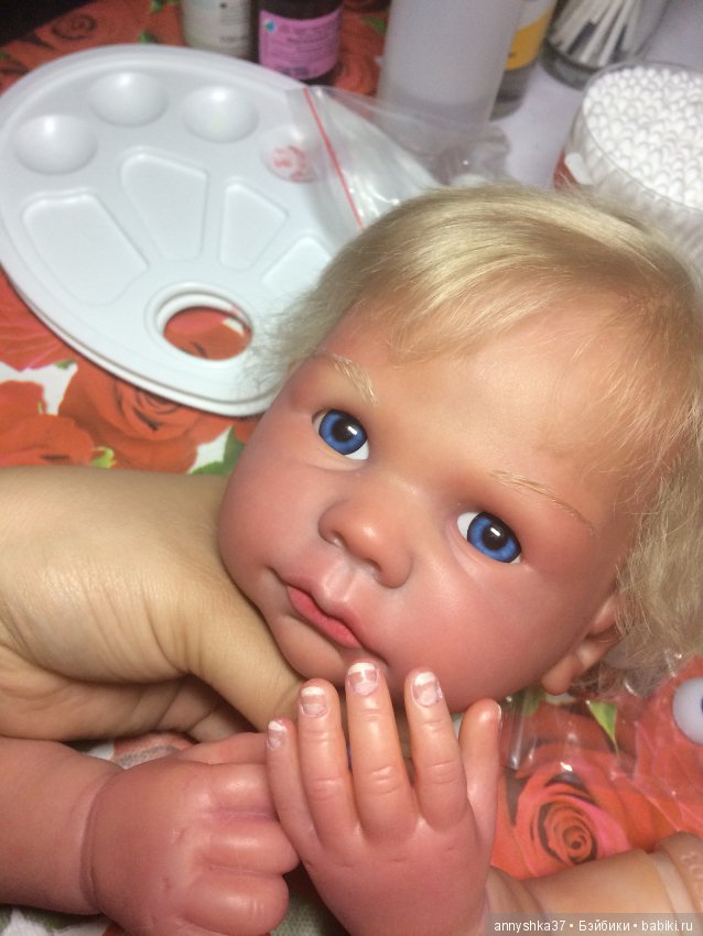 Мои первые шаги — Обучение реборнингу: роспись (фото 4)