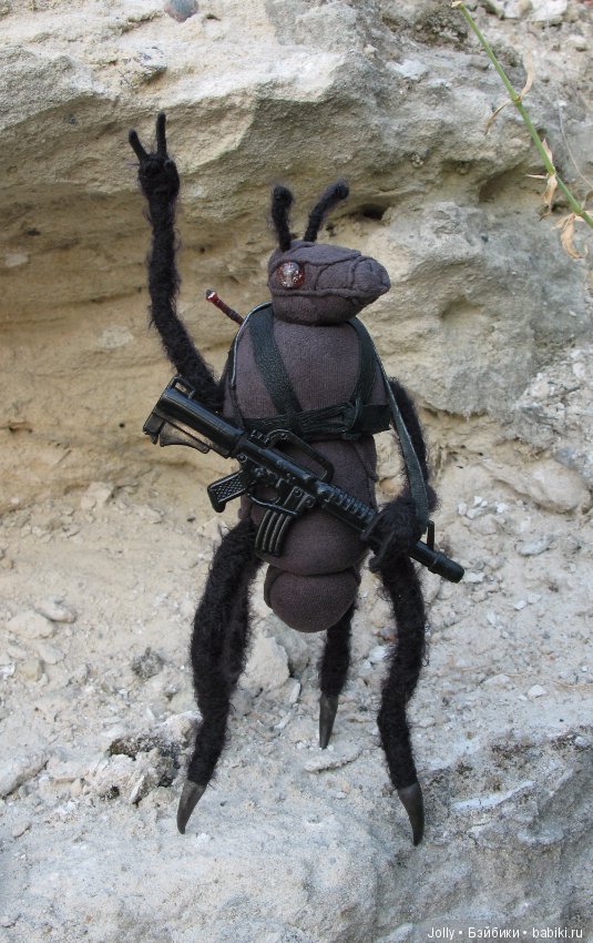 Насекомое — Авторские куклы ручной работы: текстильные (фото 4)