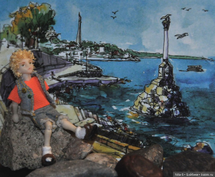 Денис и море — Домашние фото авторских кукол: личные коллекции (фото 2)