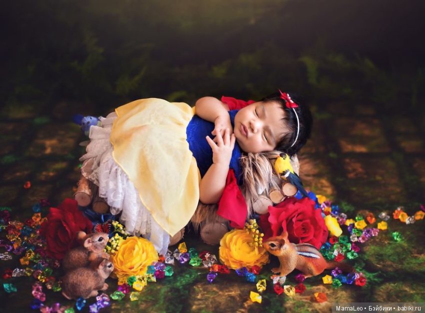 Потрясающая фотосессия новорожденных принцесс Диснея (фото 9)