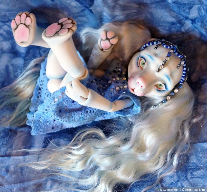 Найки - сине-голубая собачка символ 2018 года (фото 10)