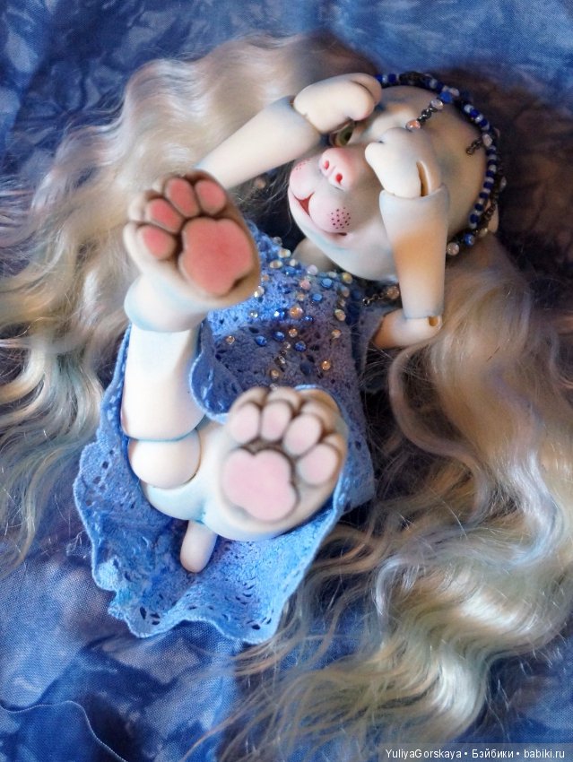 Найки - сине-голубая собачка символ 2018 года (фото 9)