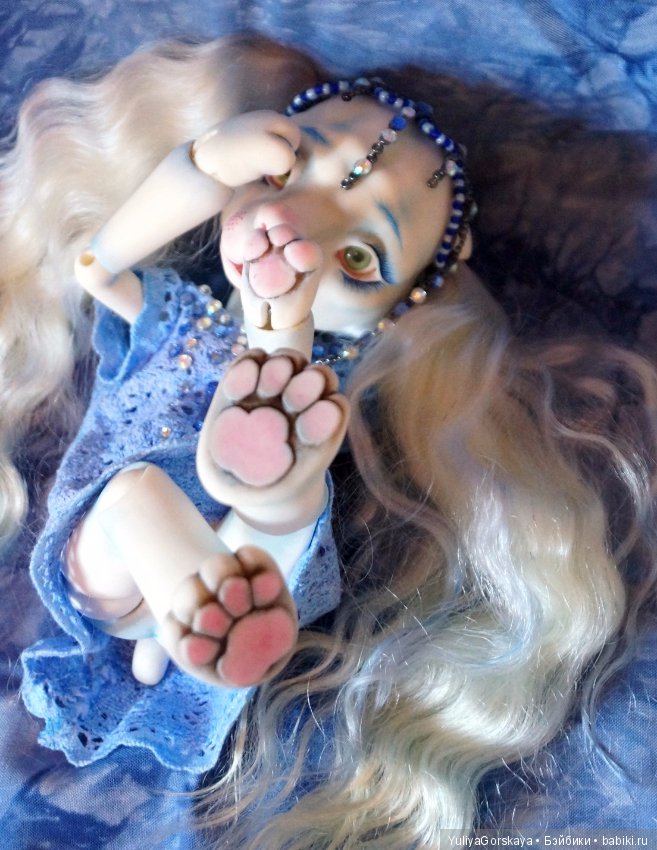 Найки - сине-голубая собачка символ 2018 года (фото 8)