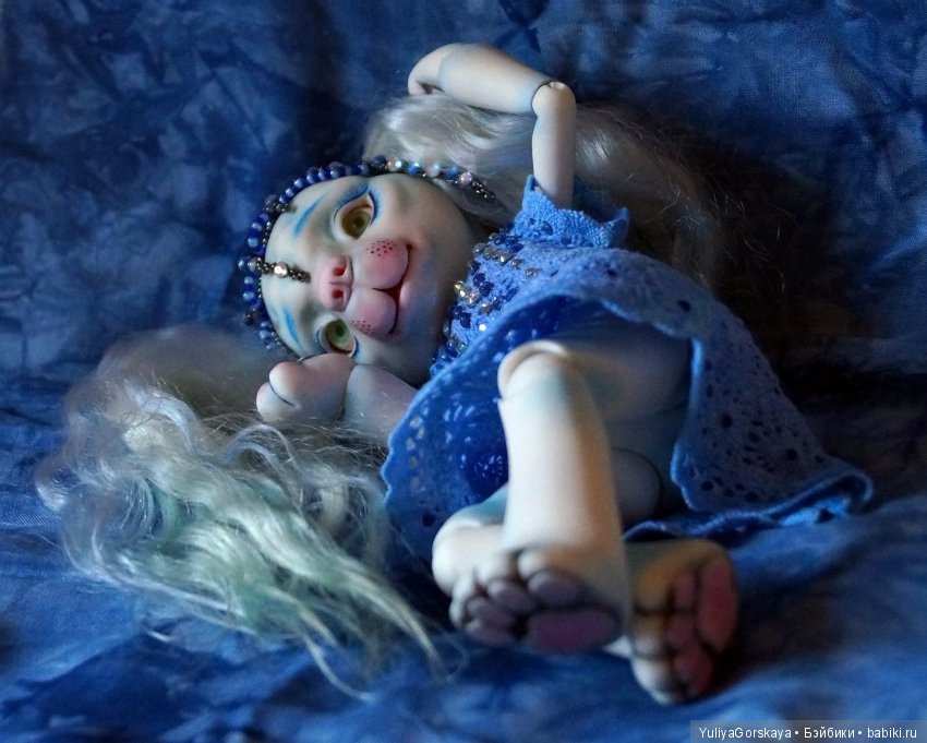 Найки - сине-голубая собачка символ 2018 года (фото 5)