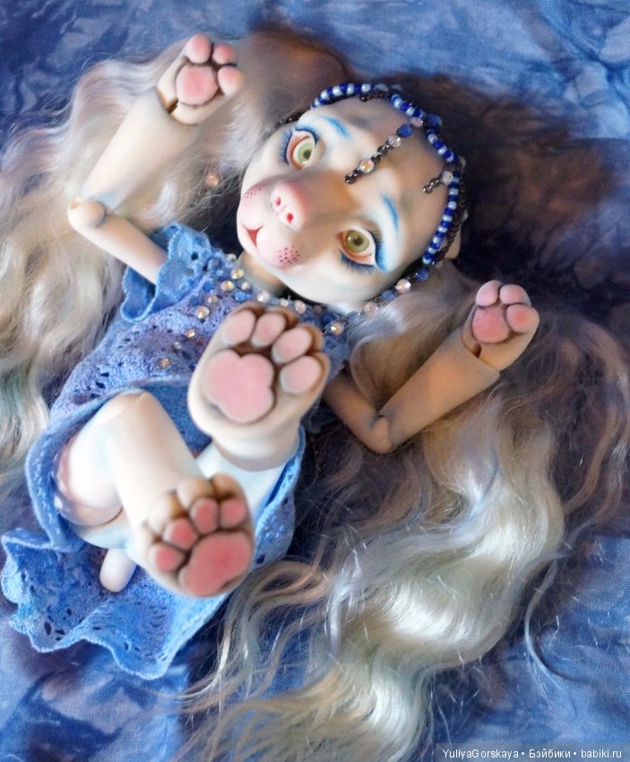 Найки - сине-голубая собачка символ 2018 года (фото 7)