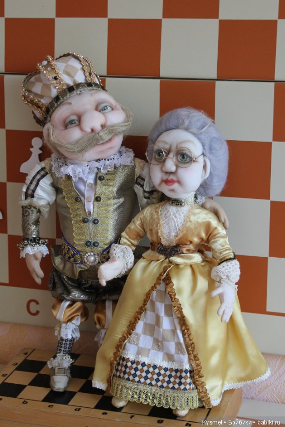 Куда идёт король — Куклы из капрона и чулочной техники: авторские игрушки (фото 7)