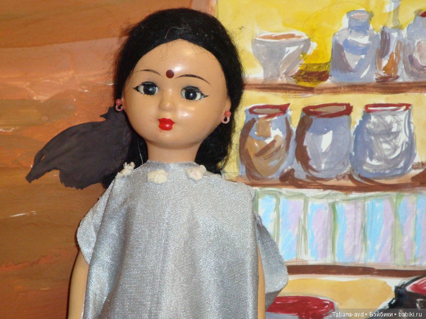 Индийская красавица — Винтажные куклы ГДР (Немки): Бигги (фото 2)