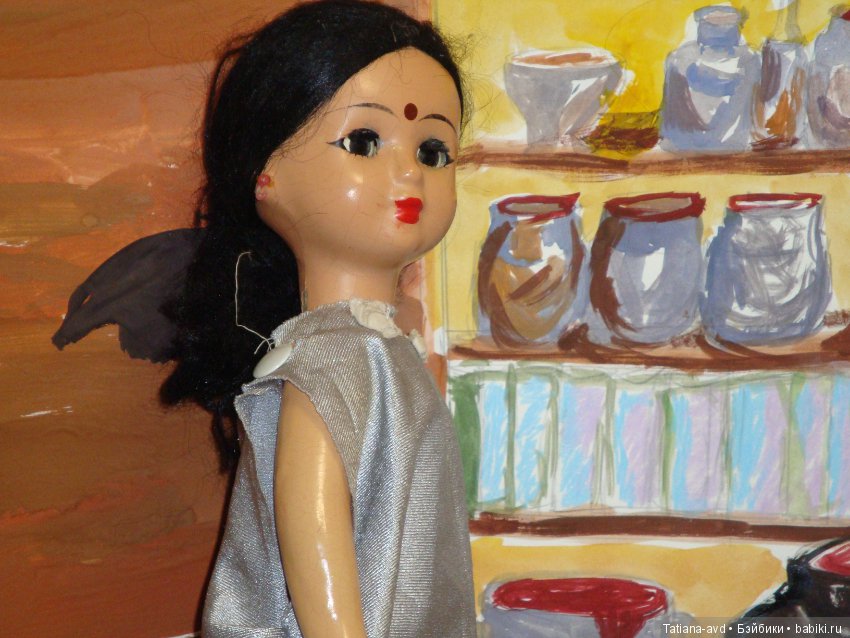 Индийская красавица — Винтажные куклы ГДР (Немки): Бигги (фото 3)