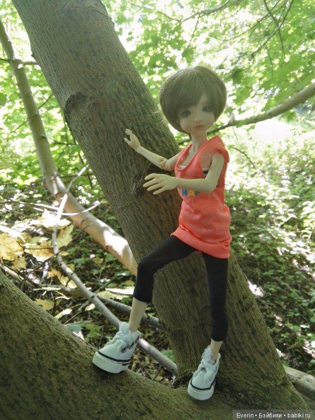 Первая прогулка Мии — Куклы Milim Studio (Милим): российские БЖД