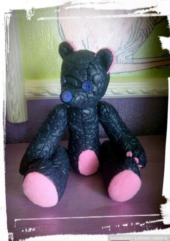 Мишка — Текстильные игрушки и примитивы: кофейные