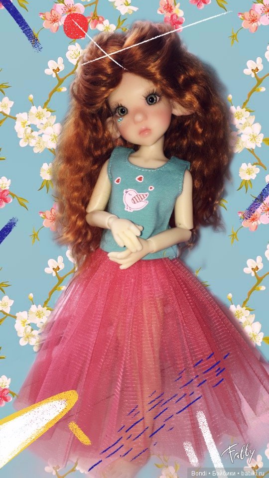 Модница Кира — Куклы Kaye Wiggs (Кайе Виггс): авторские BJD (БЖД) (фото 4)