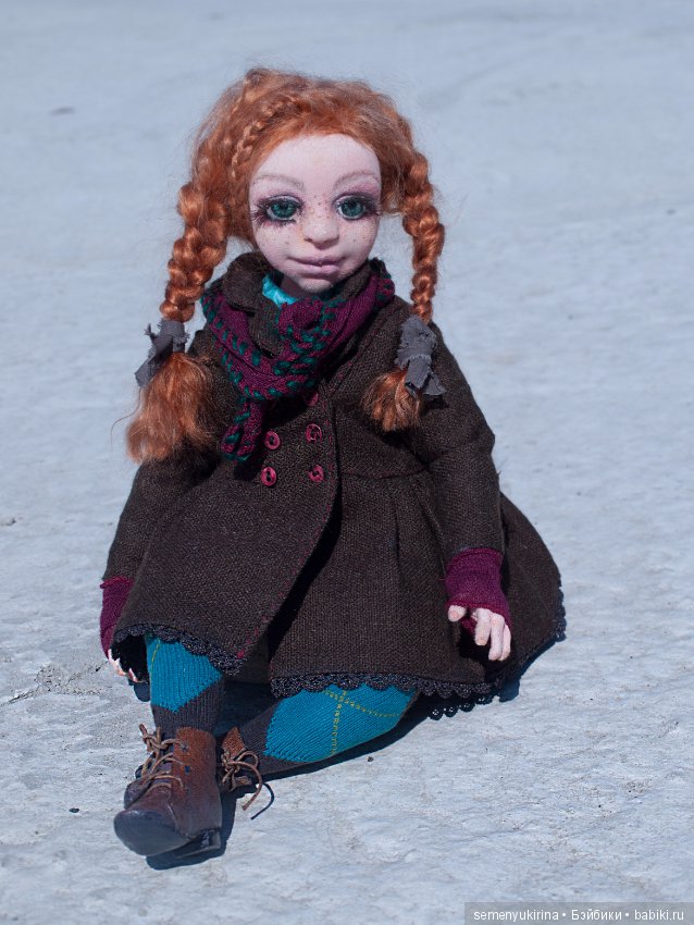 Анетка. Текстильная девчушка
