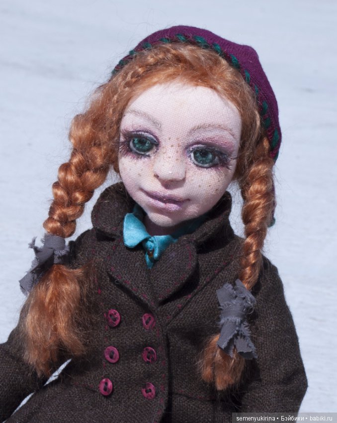 Анетка. Текстильная девчушка (фото 2)