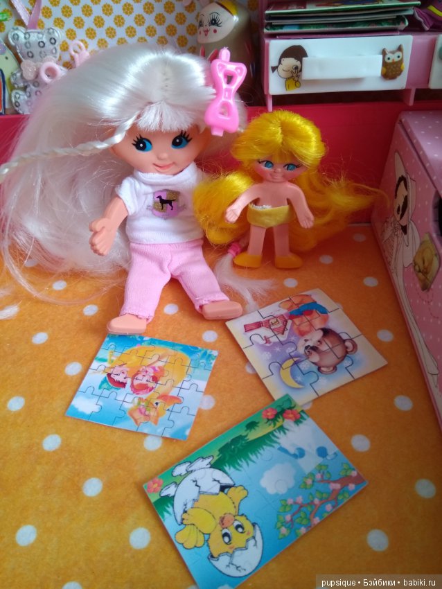 Приехала сестра Венди. Мини Флэтси. Плоская винтажная гибкая кукла