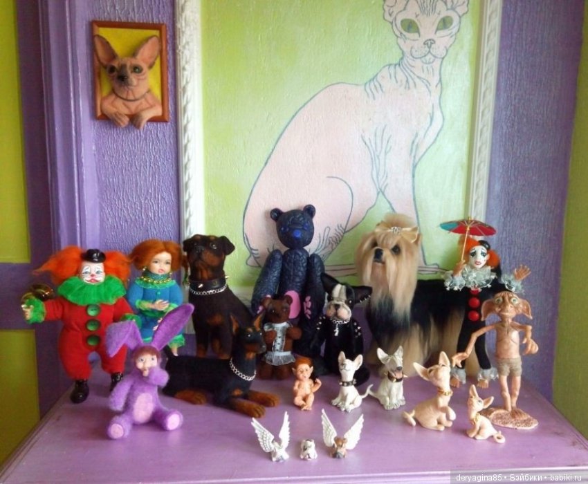 Моя любимая банда — Авторские игрушки из разных материалов: синельная проволока