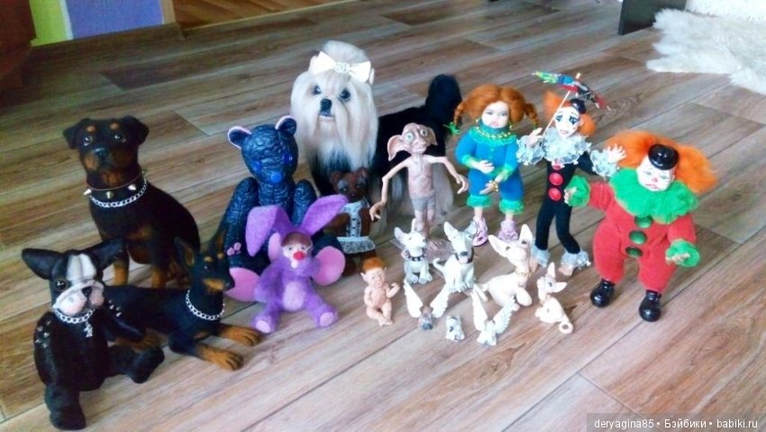 Моя любимая банда — Авторские игрушки из разных материалов: синельная проволока (фото 3)