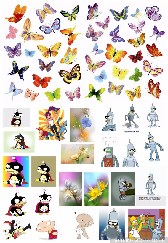 Работа в photoshop, делаем лист для печати на трансферной бумаге