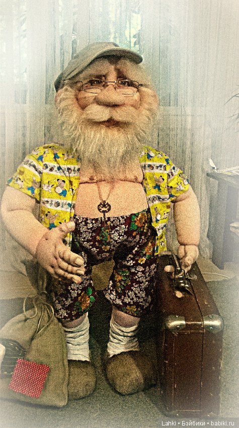 Домовые тоже отдыхают — Домашние фото авторских игрушек: Тедди (фото 3)