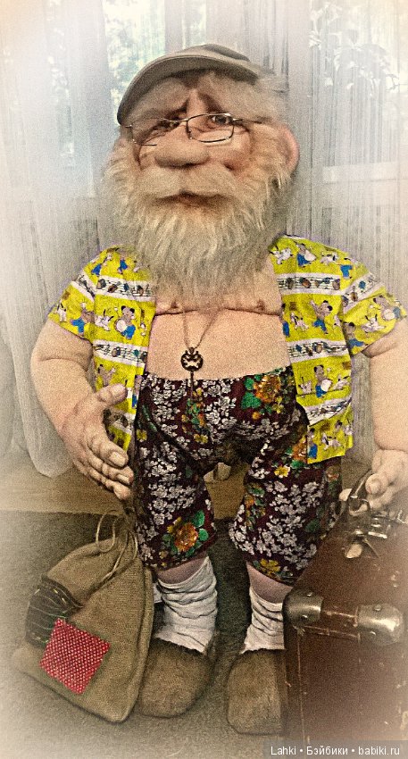 Домовые тоже отдыхают — Домашние фото авторских игрушек: Тедди (фото 5)