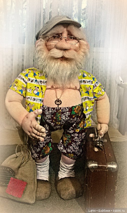 Домовые тоже отдыхают — Домашние фото авторских игрушек: Тедди (фото 6)