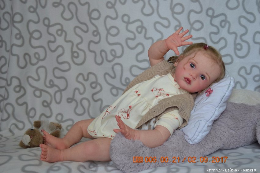 Кукла реборн Аленка, молд Mattia. Автор Ekaterina Abbyasova babies