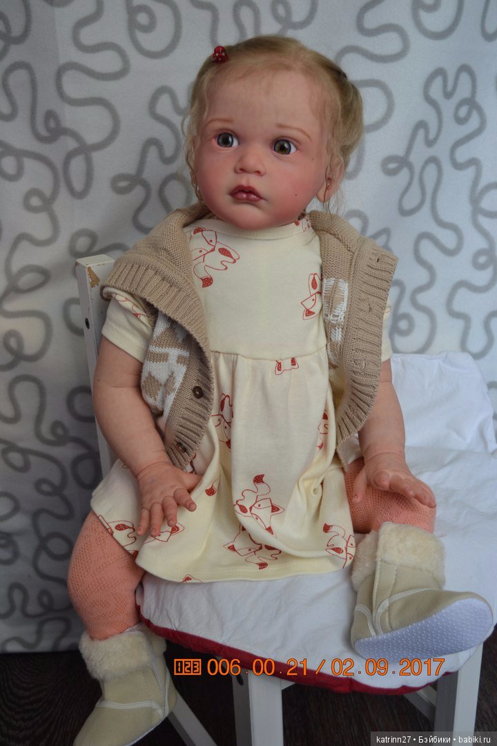 Кукла реборн Аленка, молд Mattia. Автор Ekaterina Abbyasova babies