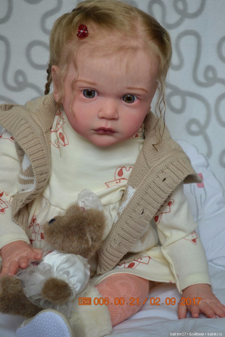 Кукла реборн Аленка, молд Mattia. Автор Ekaterina Abbyasova babies (фото 10)