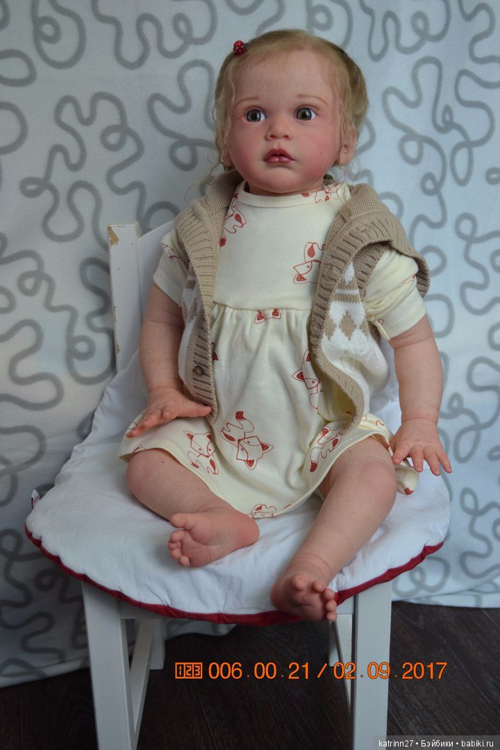 Кукла реборн Аленка, молд Mattia. Автор Ekaterina Abbyasova babies