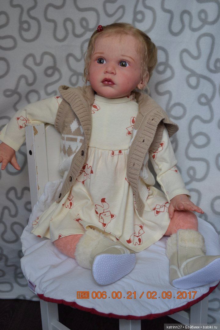 Кукла реборн Аленка, молд Mattia. Автор Ekaterina Abbyasova babies