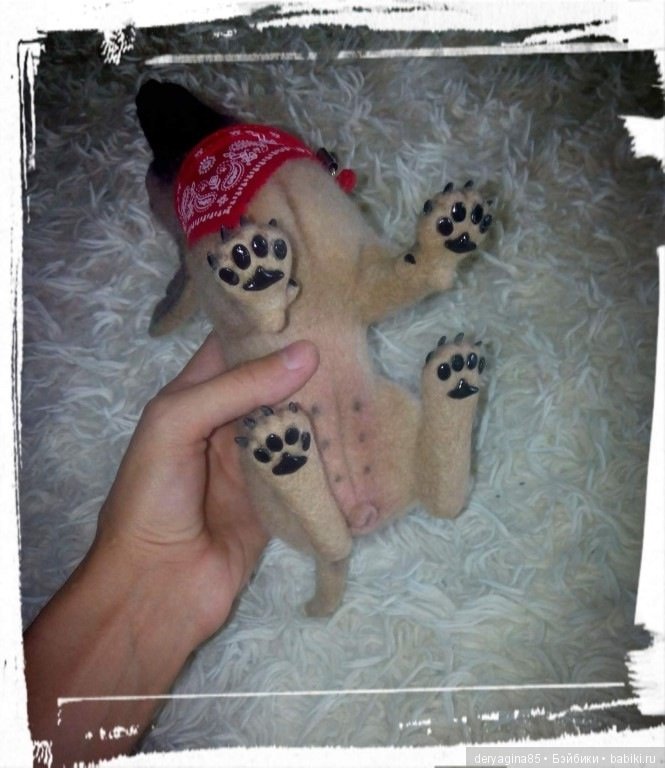 Чихуа — Валяные игрушки из шерсти: сухое валяние (фото 6)