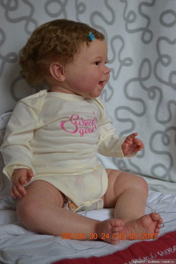 Кукла реборн Наcтюша, молд Maizie by Andrea Arcello. Автор Ekaterina Abbyasova babies