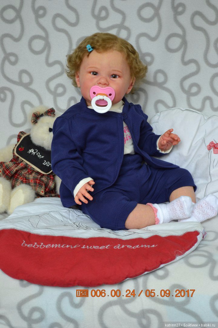 Кукла реборн Наcтюша, молд Maizie by Andrea Arcello. Автор Ekaterina Abbyasova babies (фото 7)