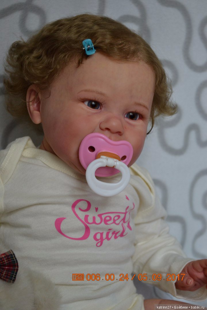 Кукла реборн Наcтюша, молд Maizie by Andrea Arcello. Автор Ekaterina Abbyasova babies