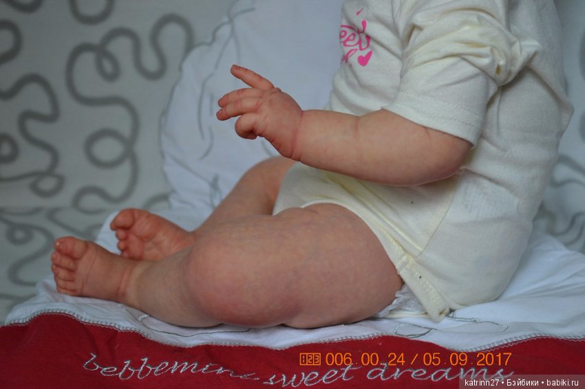 Кукла реборн Наcтюша, молд Maizie by Andrea Arcello. Автор Ekaterina Abbyasova babies
