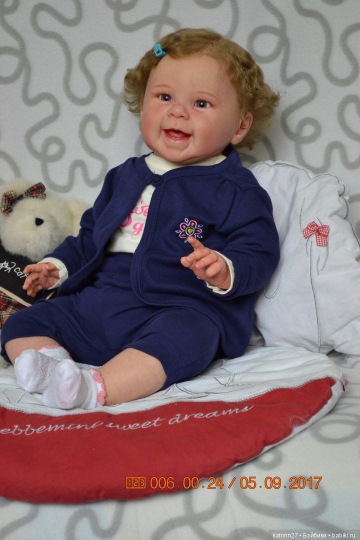 Кукла реборн Наcтюша, молд Maizie by Andrea Arcello. Автор Ekaterina Abbyasova babies