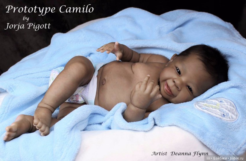 Молд для куклы реборн Camilo от скульптора Jorja Pigott