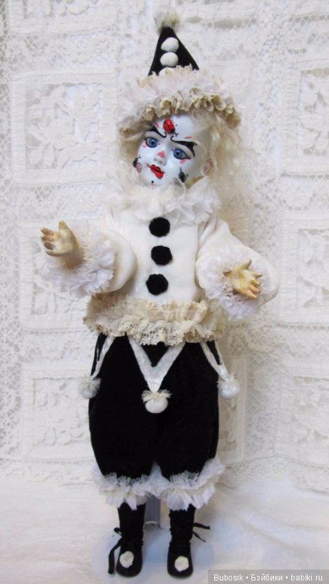 Когда очень хочется антикварного клоуна,а он все не попадается,то надо что? Правильно! Надо его сделать (фото 8)