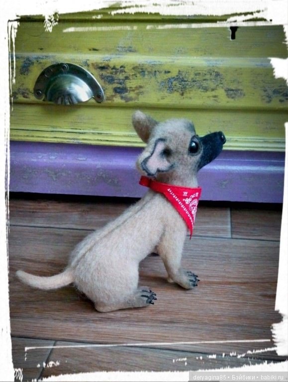 Йорик и чихуа — Валяные игрушки из шерсти: сухое валяние (фото 5)